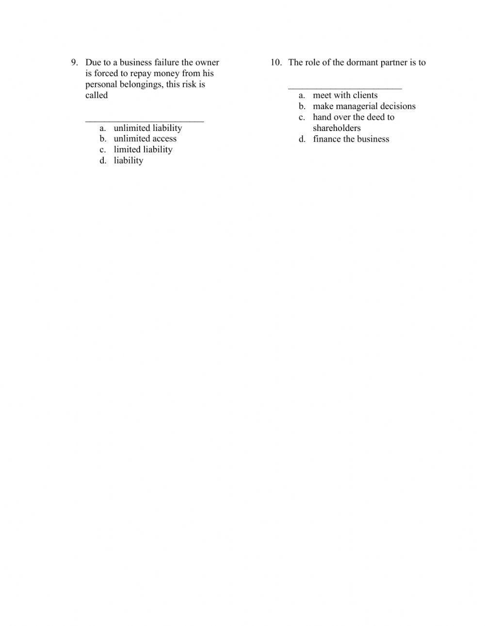 Forms of business soletrader-Partnership