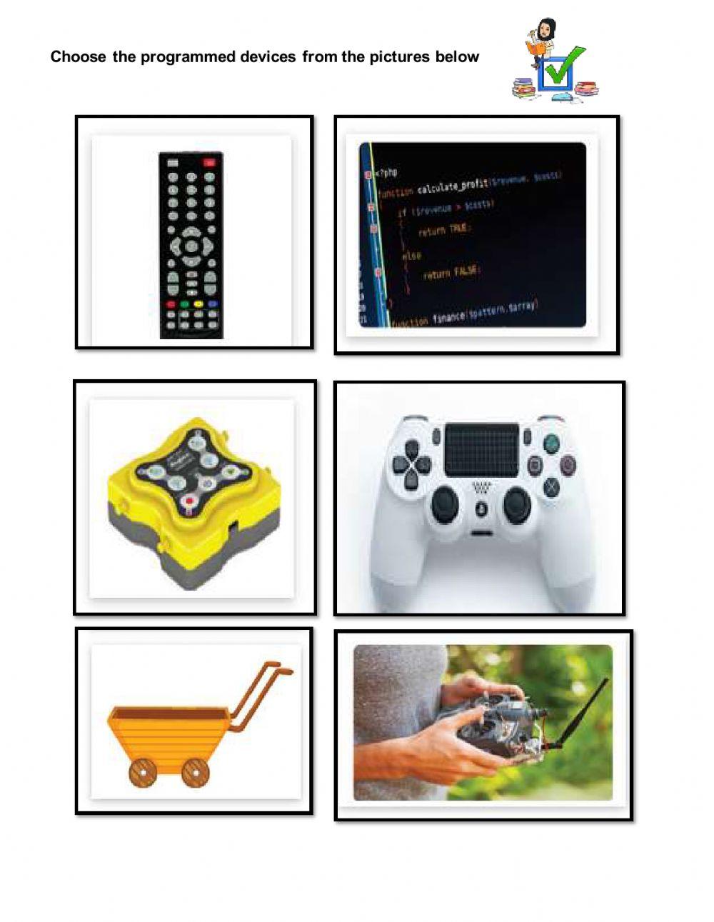 programed devices online exercise for | Live Worksheets