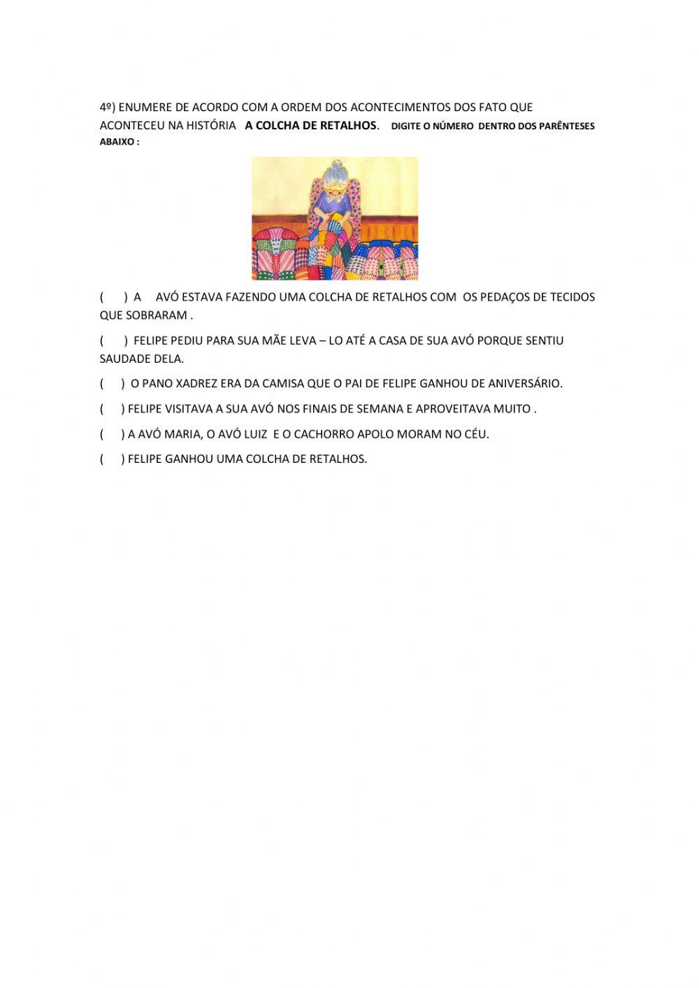 A colcha de retalhos