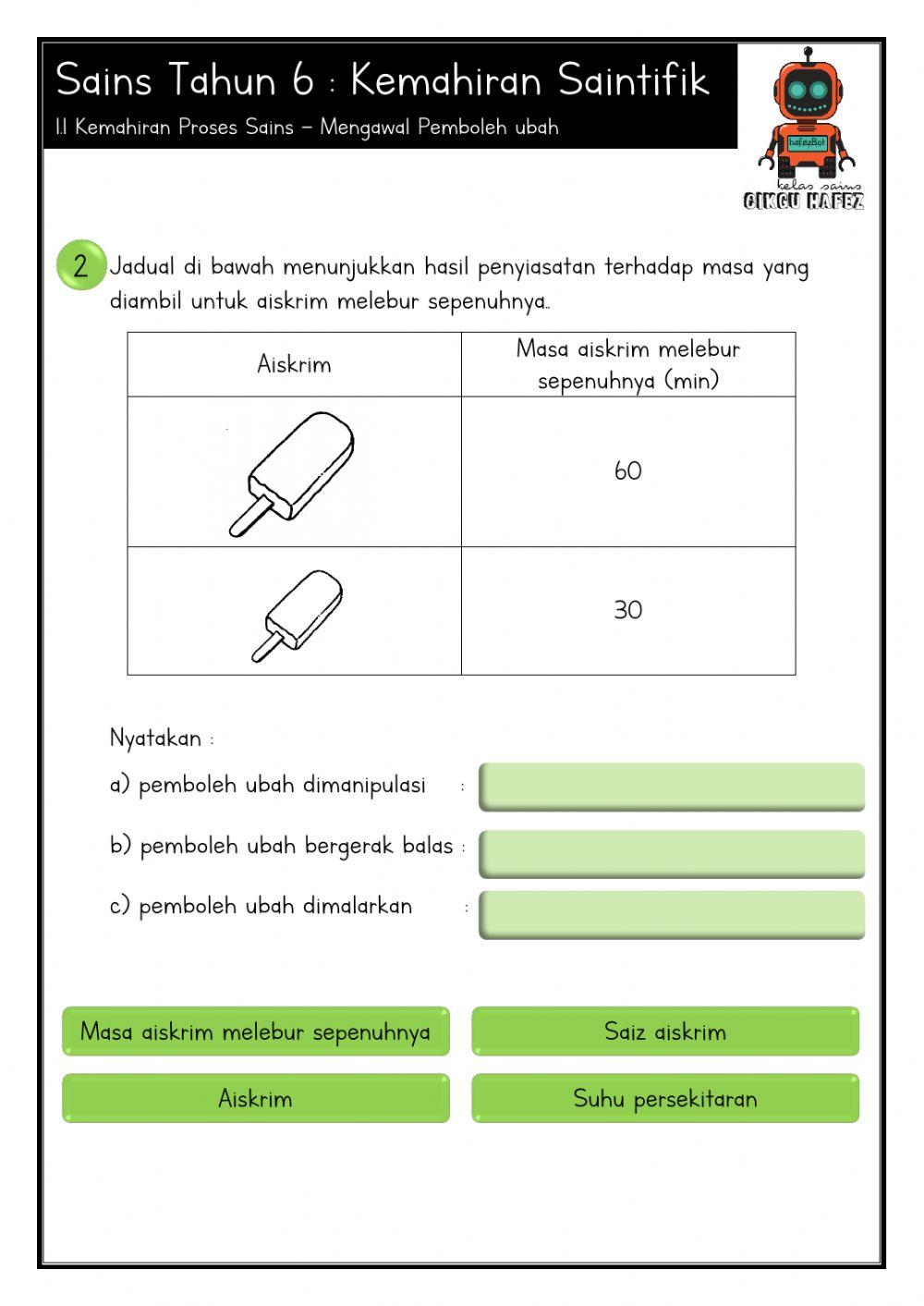 KPS : Mengawal pemboleh ubah