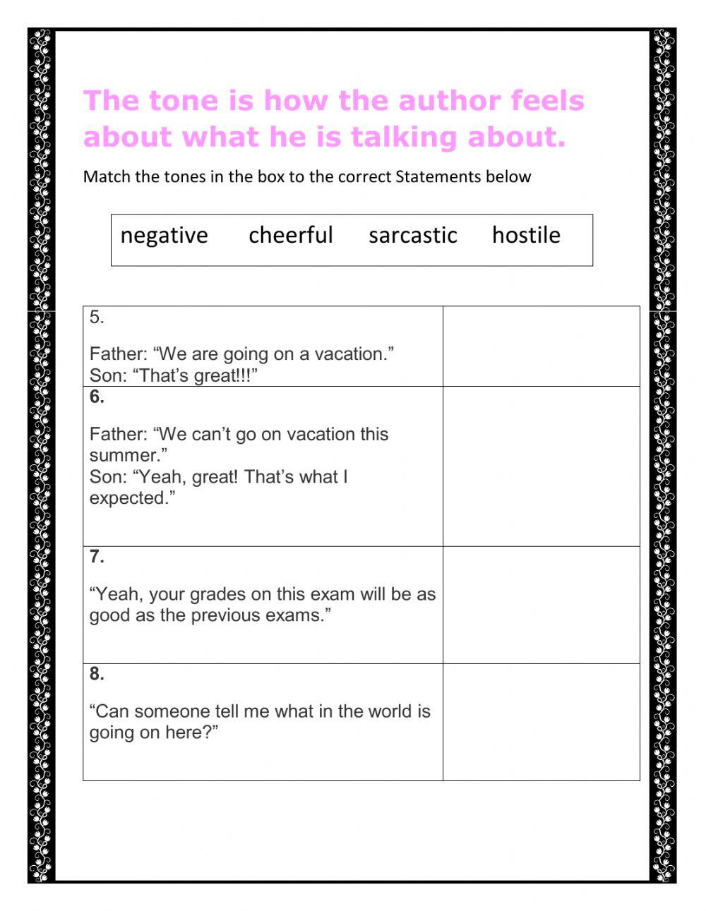 Writing with Tone and Voice