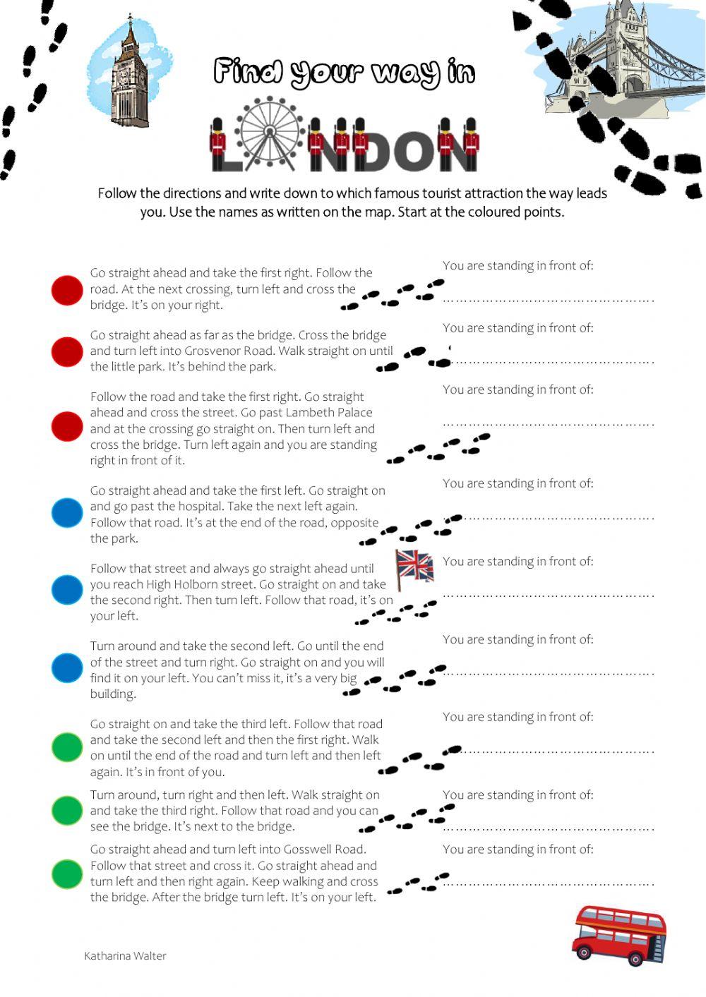 Finding your way in London