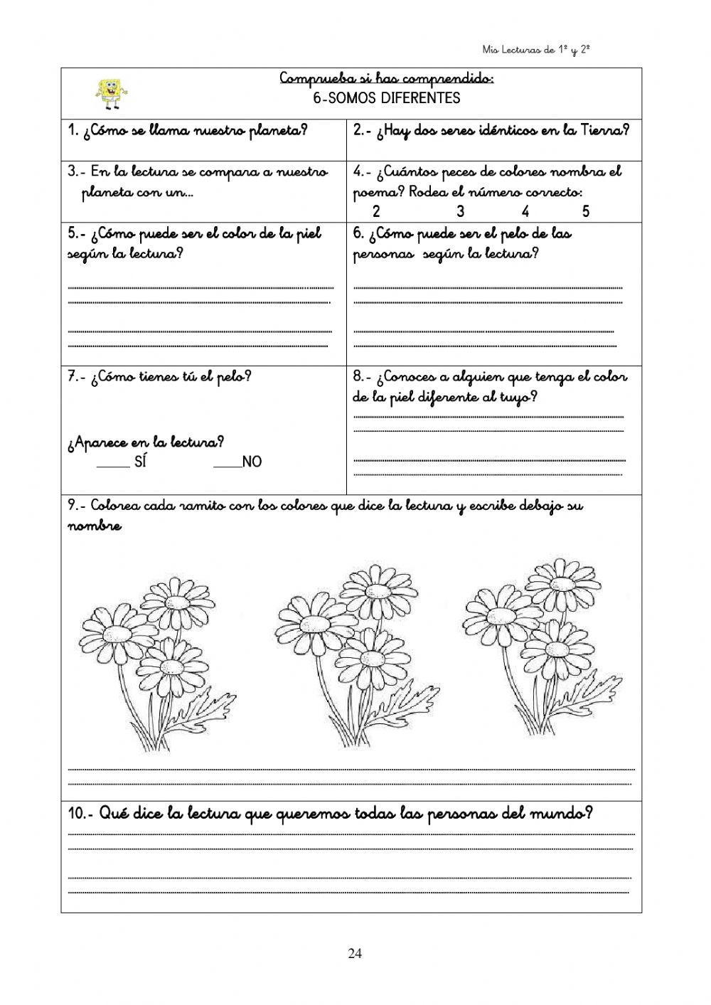 Lectura comprensiva.