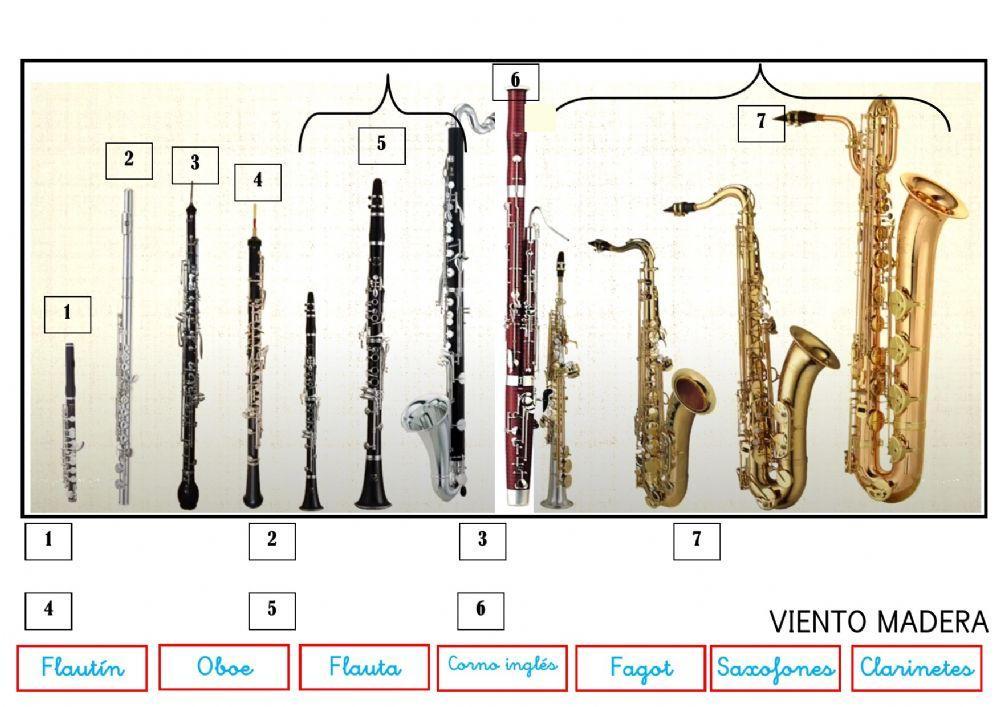Instrumentos viento madera Instrumentos viento madera