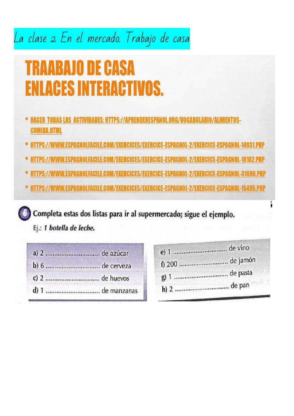 Semestre 2  Clase 2  En el Mercado