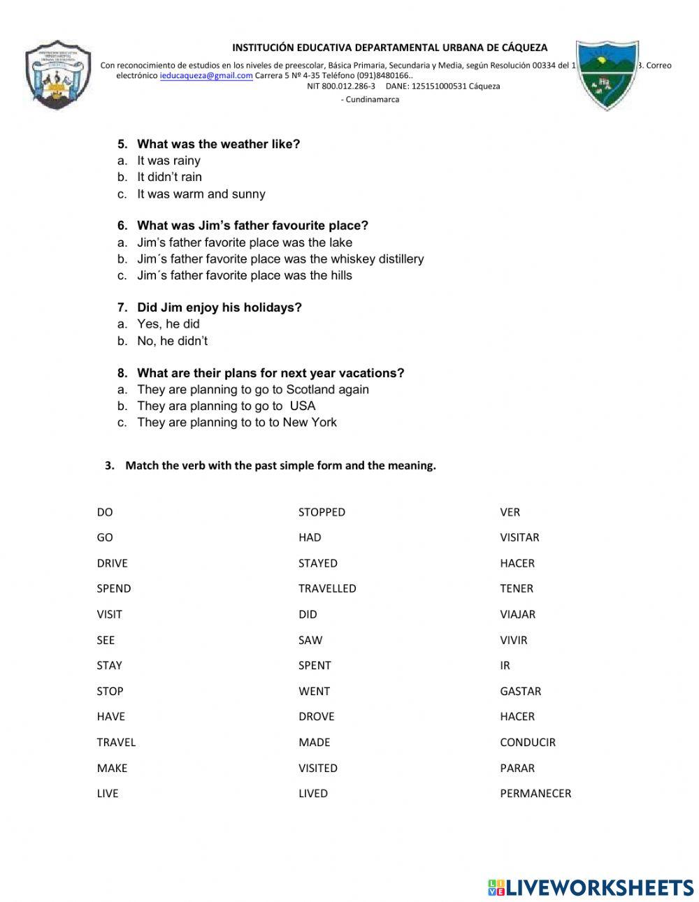 Reading comprehension