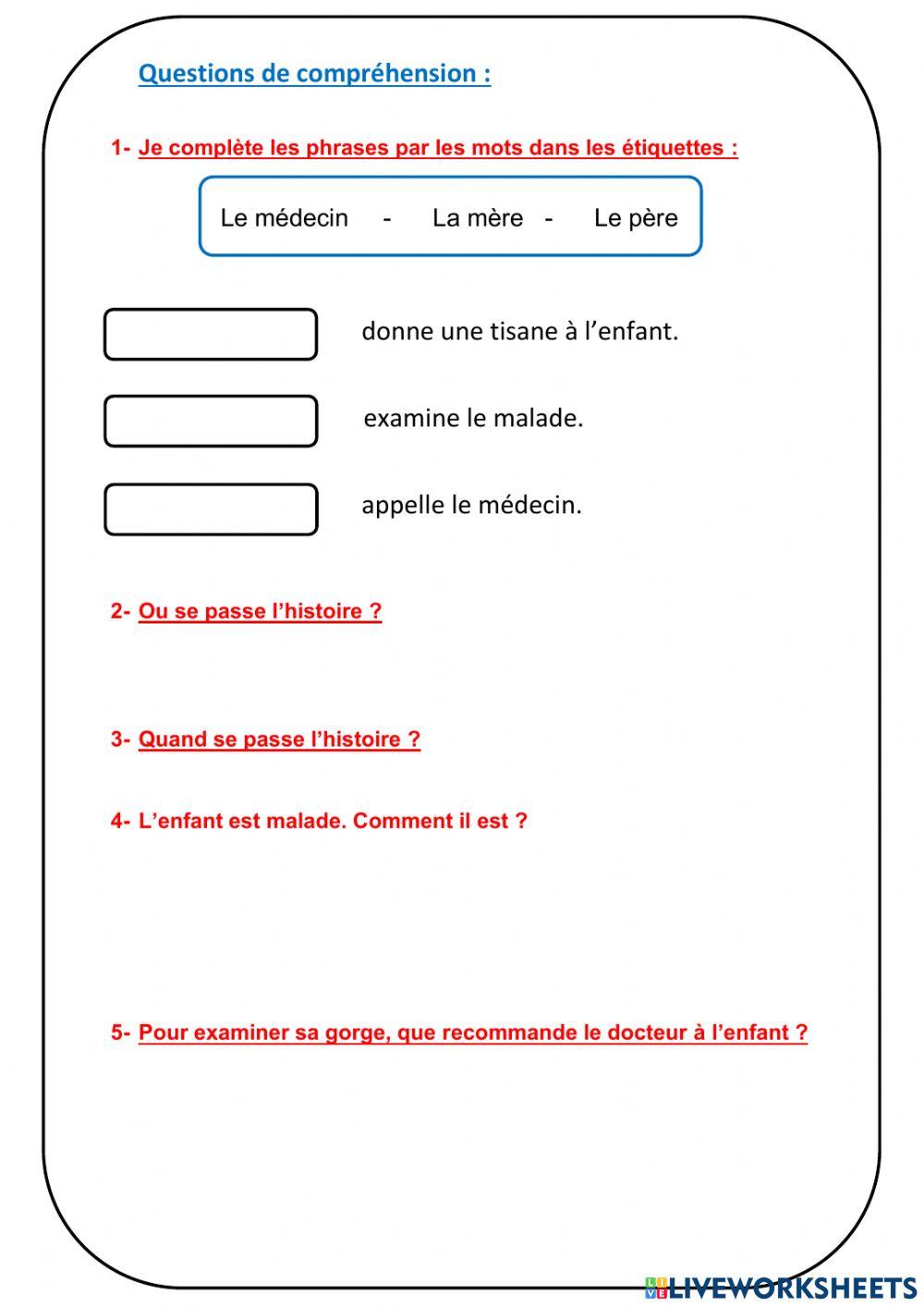 Lecture Compréhension