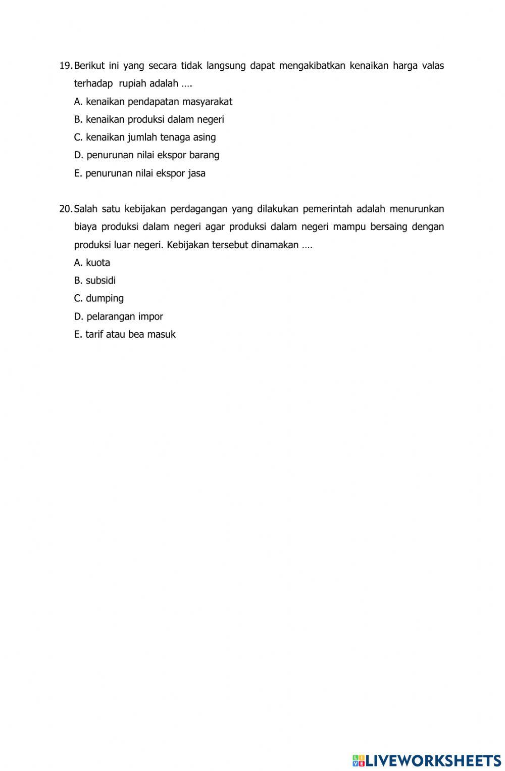 Perdagangan Internasional