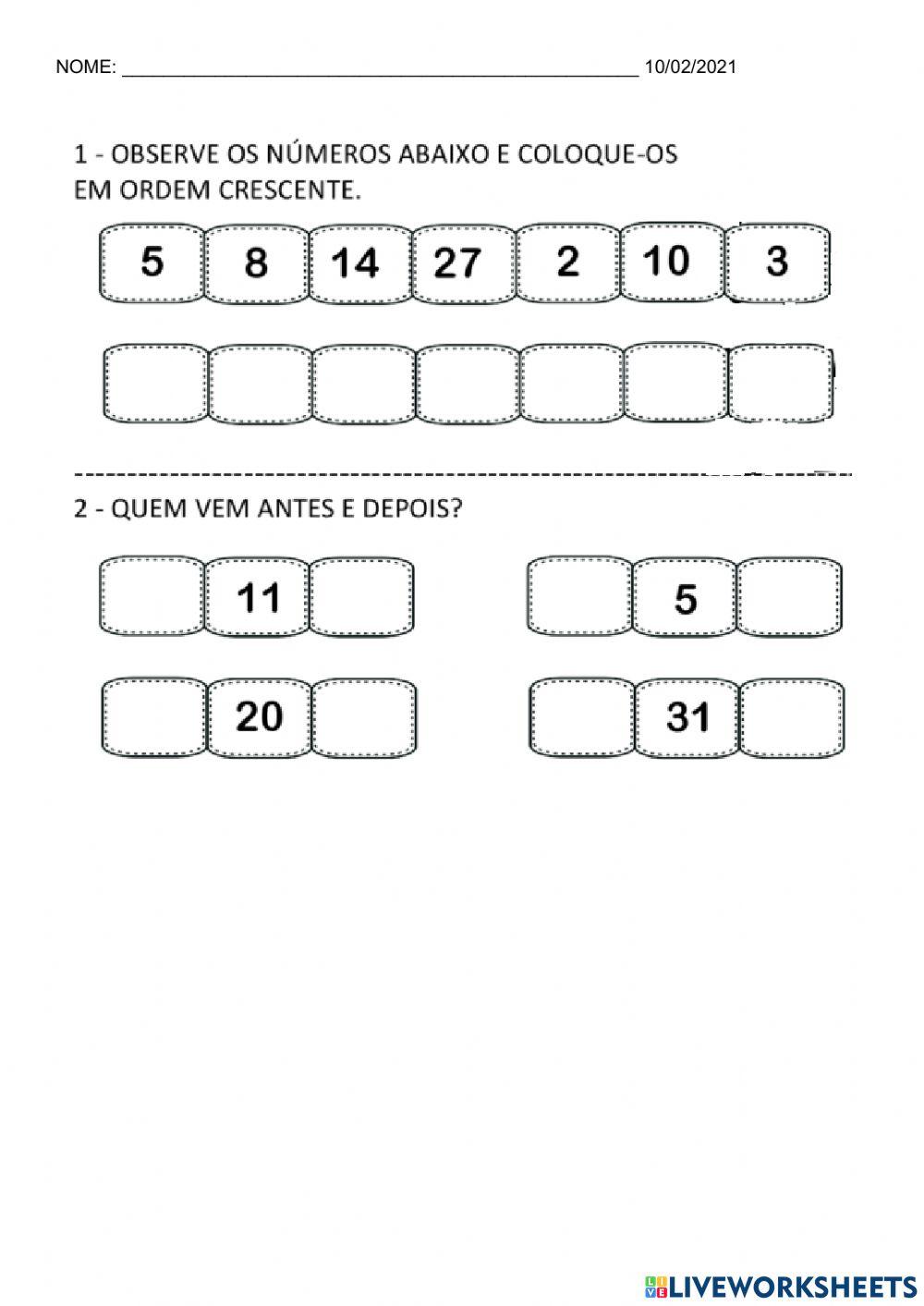 Sequência numérica