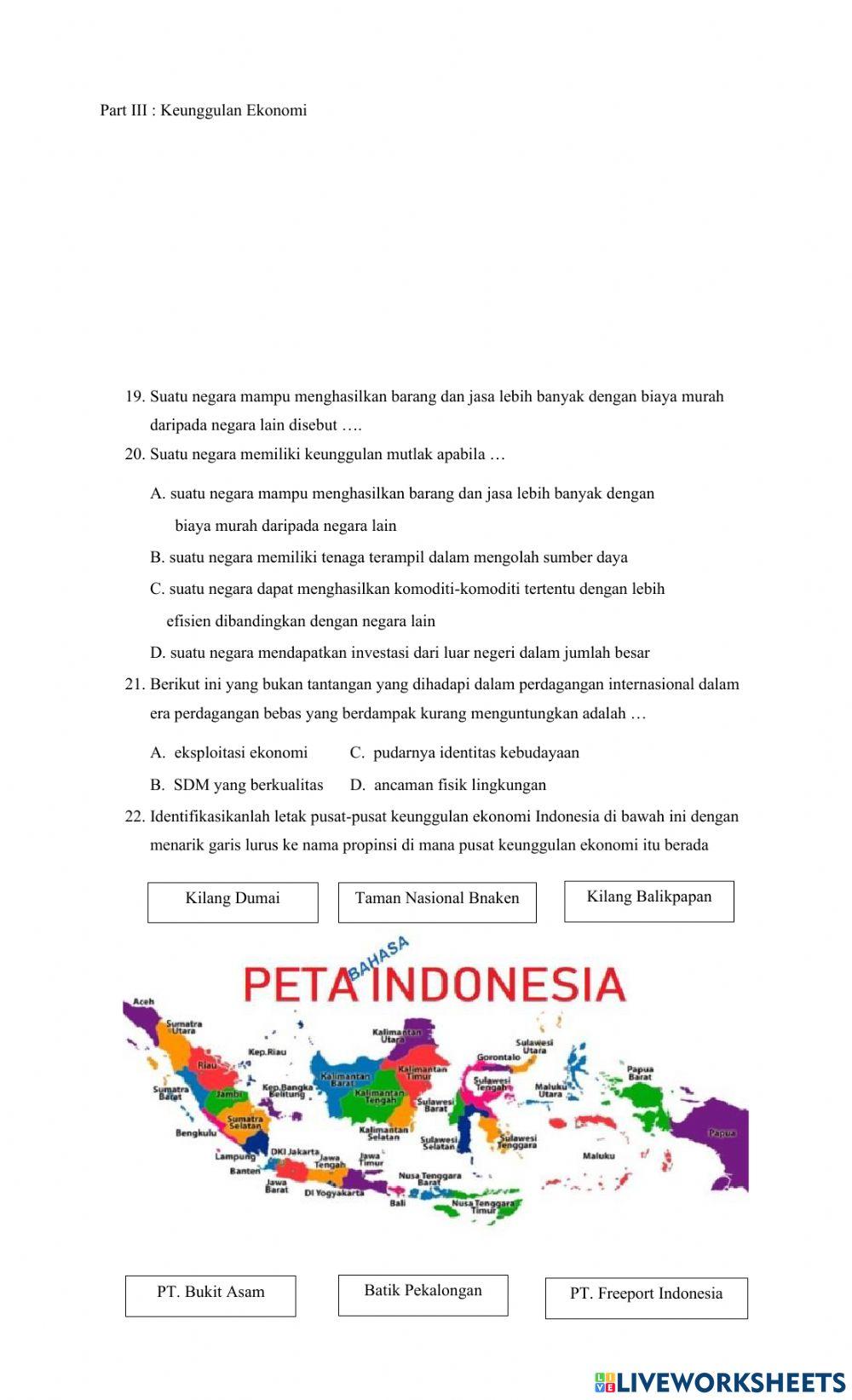 Ketergantungan antarruang dan Pengaruhnya terhadap kesejahteraan masyarakat