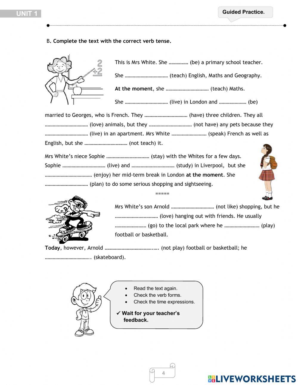 Present Simple vs Continuous