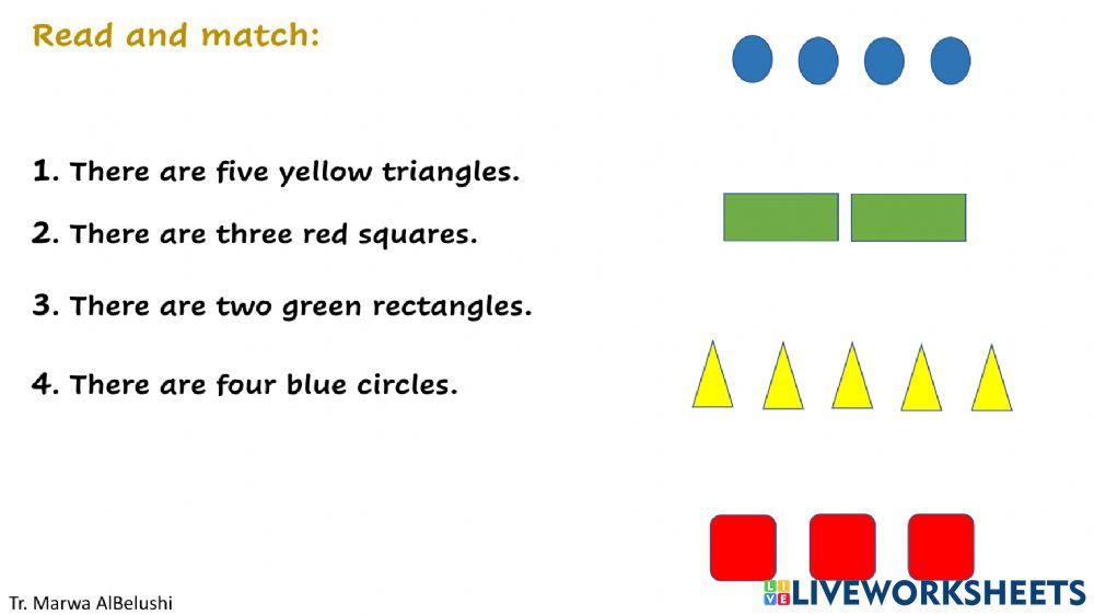 Shapes 710846 | marwa427 | Live Worksheets