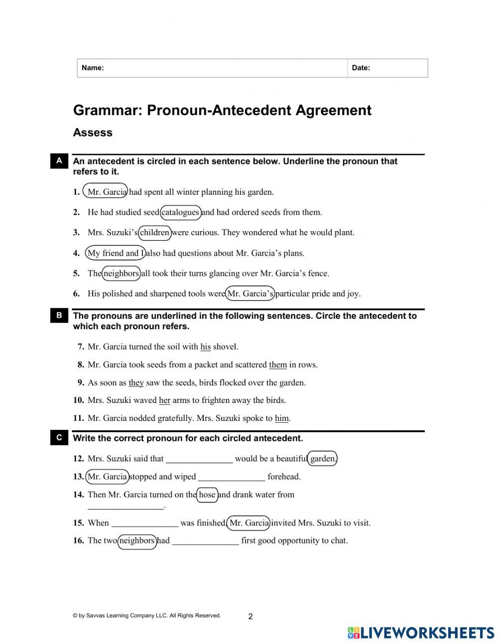 Pronouns and antecedents 4725270 razatesolelt