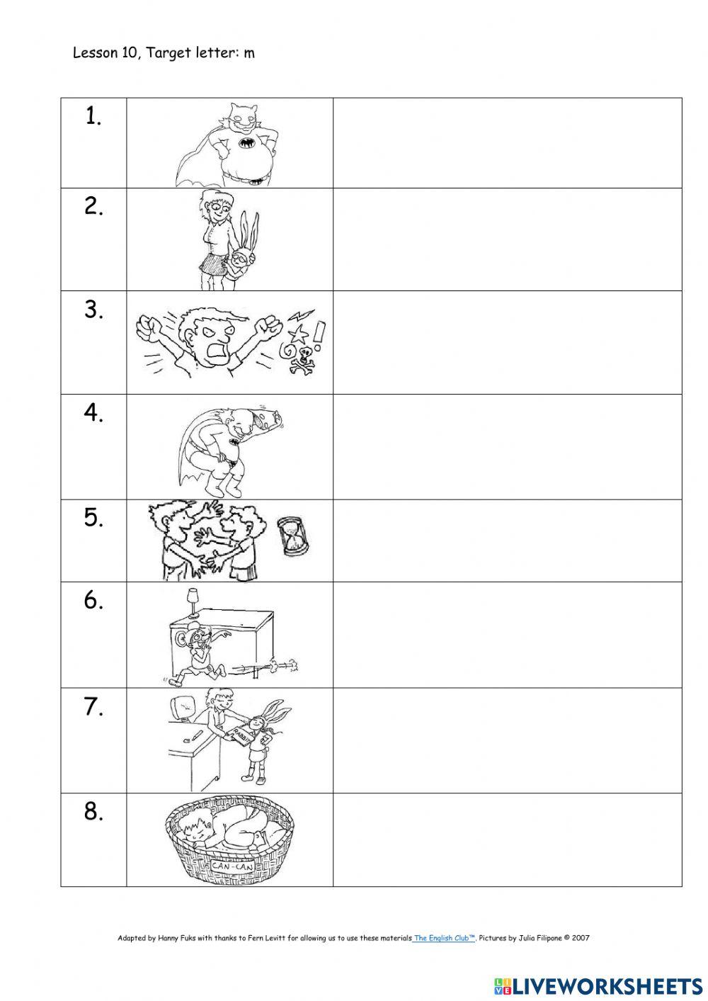 Reading Program - Lesson 9 - Mm