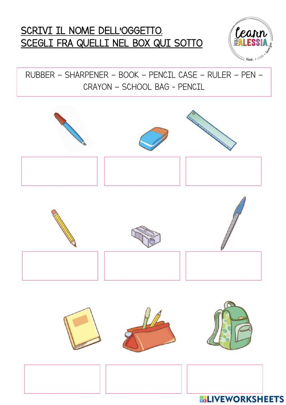 School objects School objects