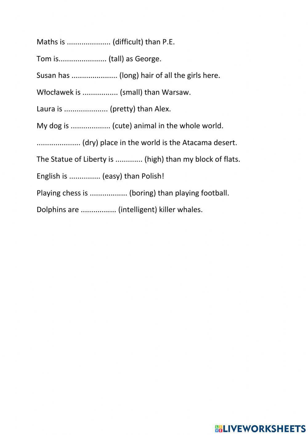 Grammar test Grammar test