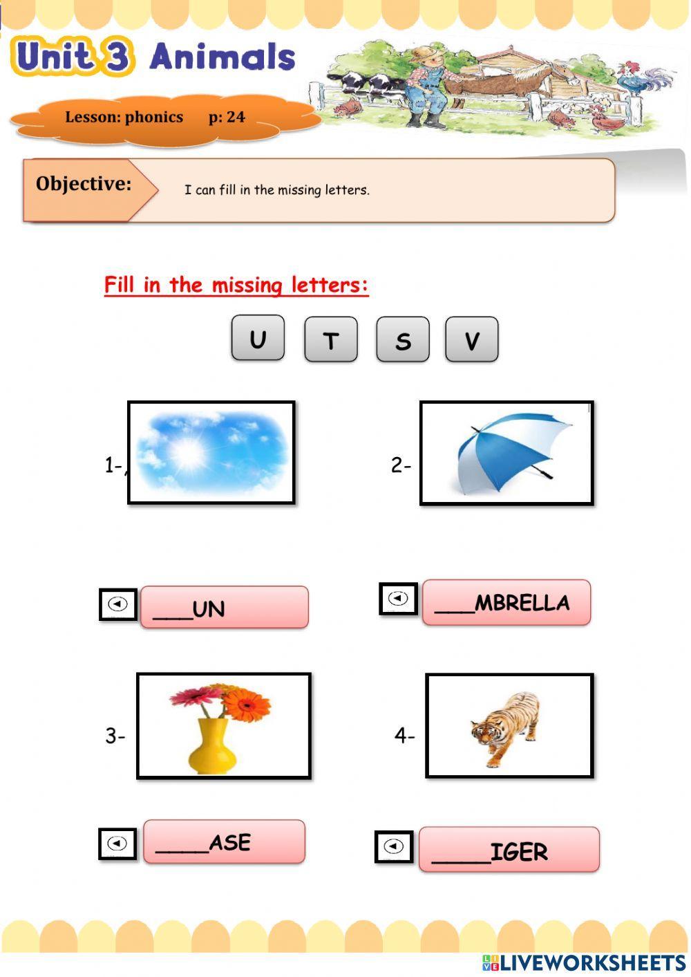 Animals - PHONICS Animals - PHONICS