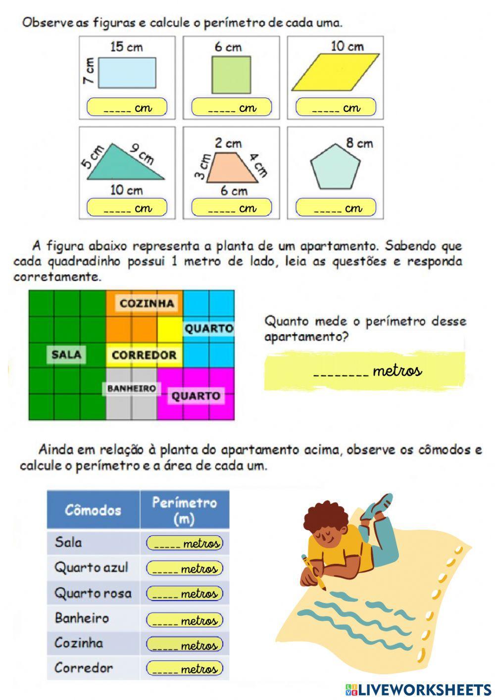 Atividade sobre perímetro