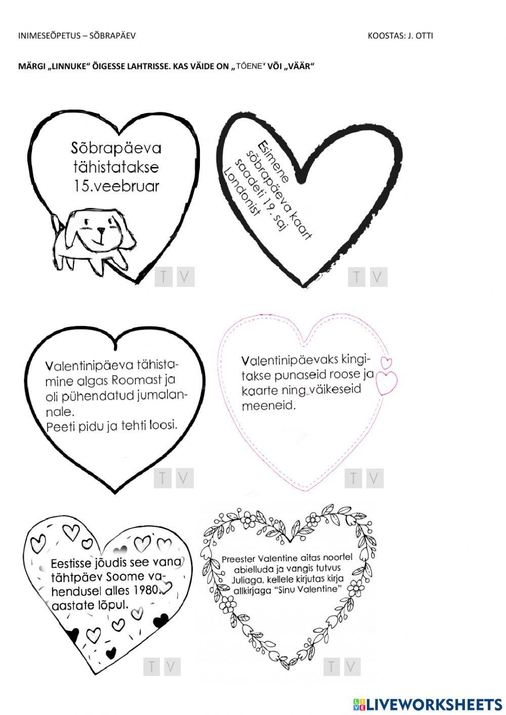 Sõbrapäeva küsimustik