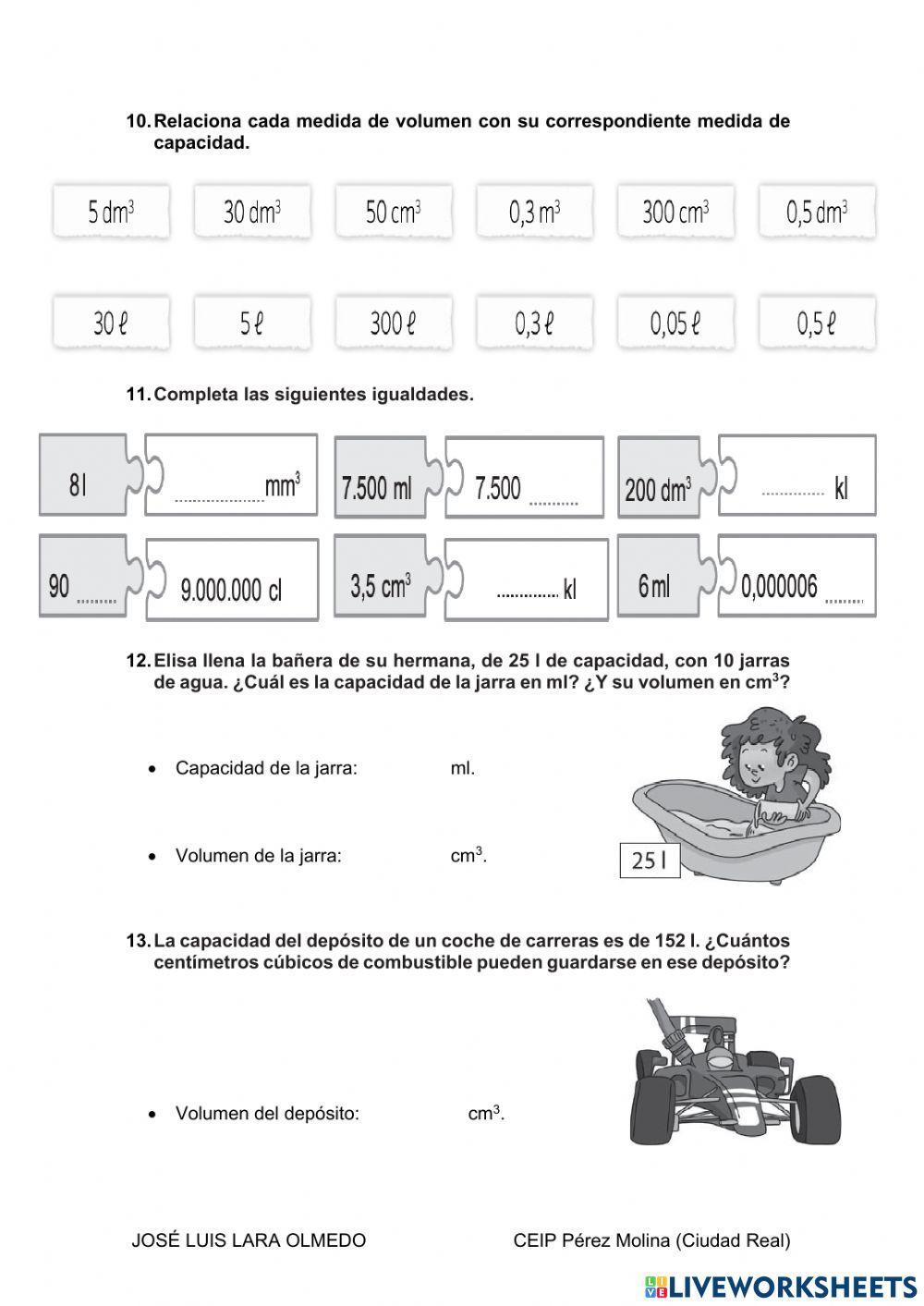 Superficies y volúmenes