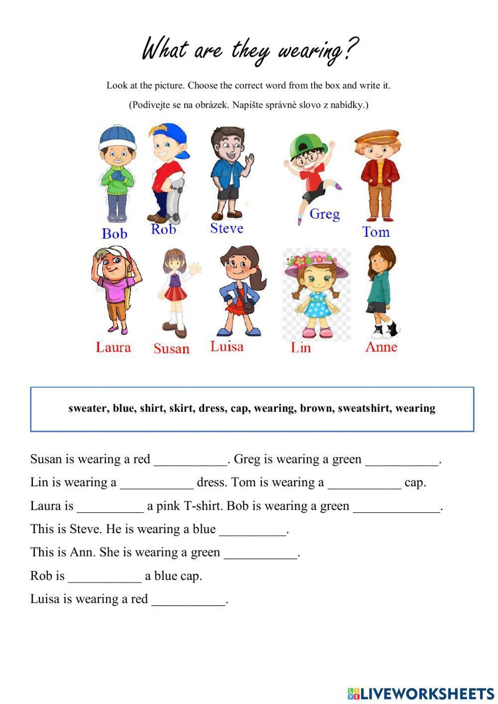 What are they wearing?