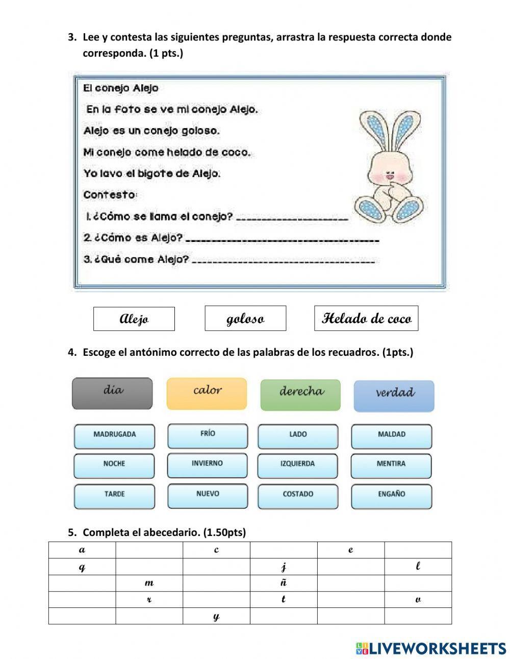 Exámenes de admisión