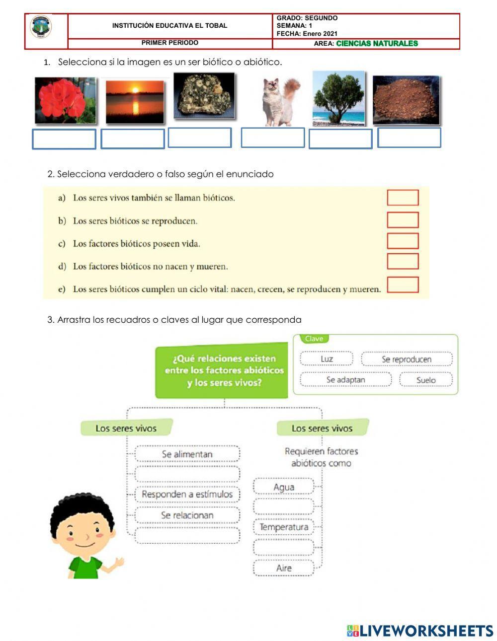 Factores bióticos y abióticos