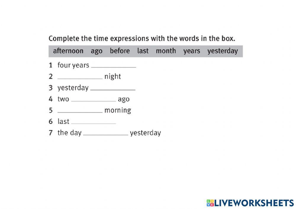 Past Simple regular affirmative