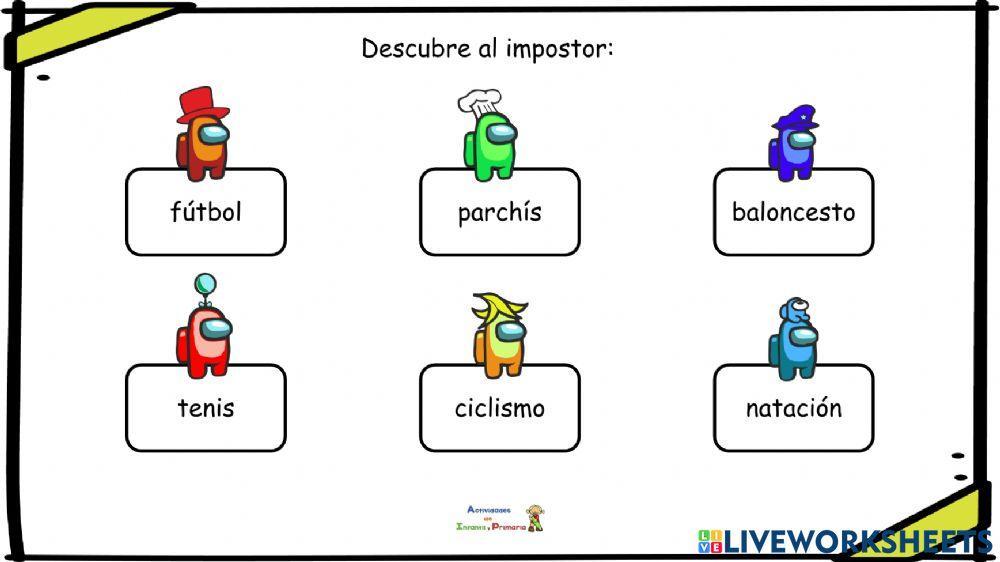 Campos semánticos Among Us