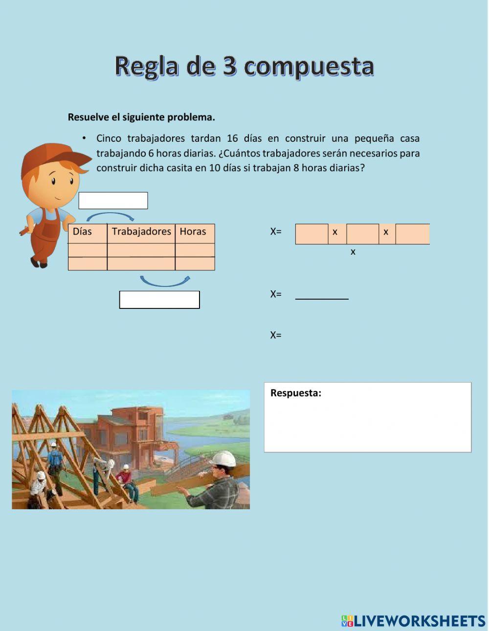 Regla de tres compuesta