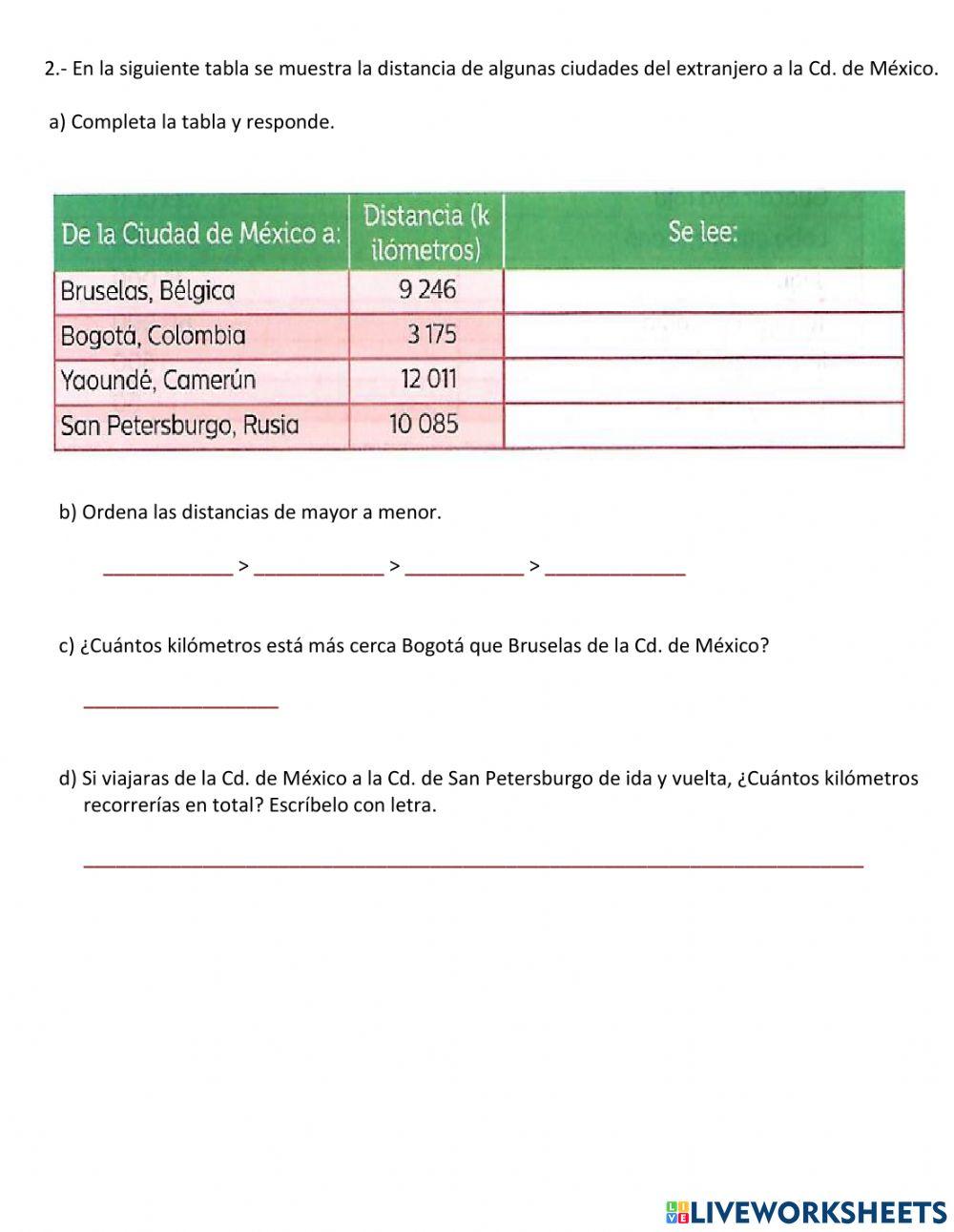 Comparamos cantidades