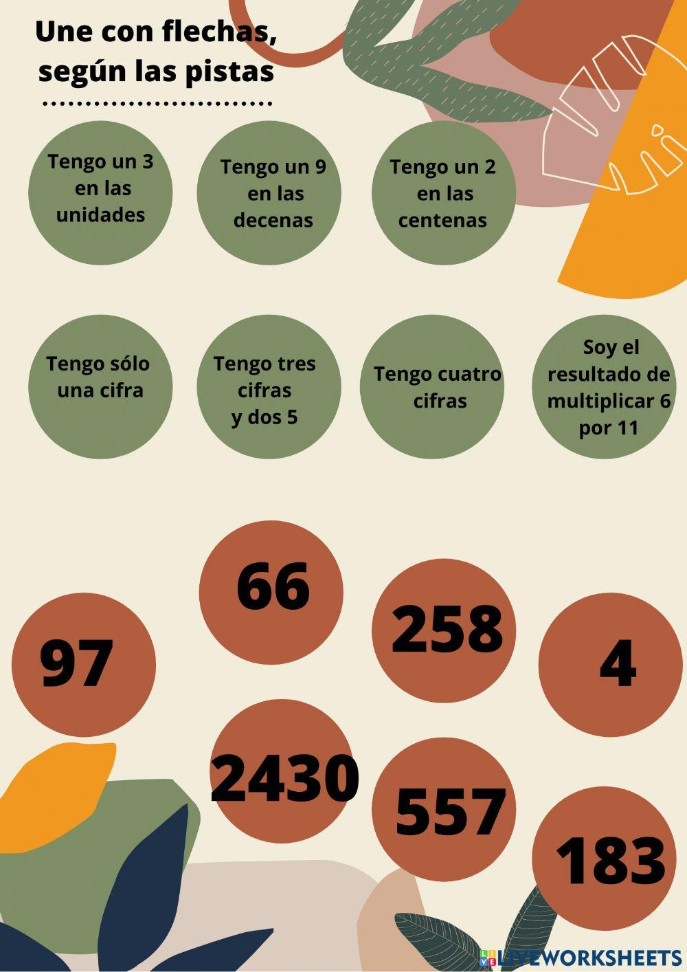 Identificación numérica.