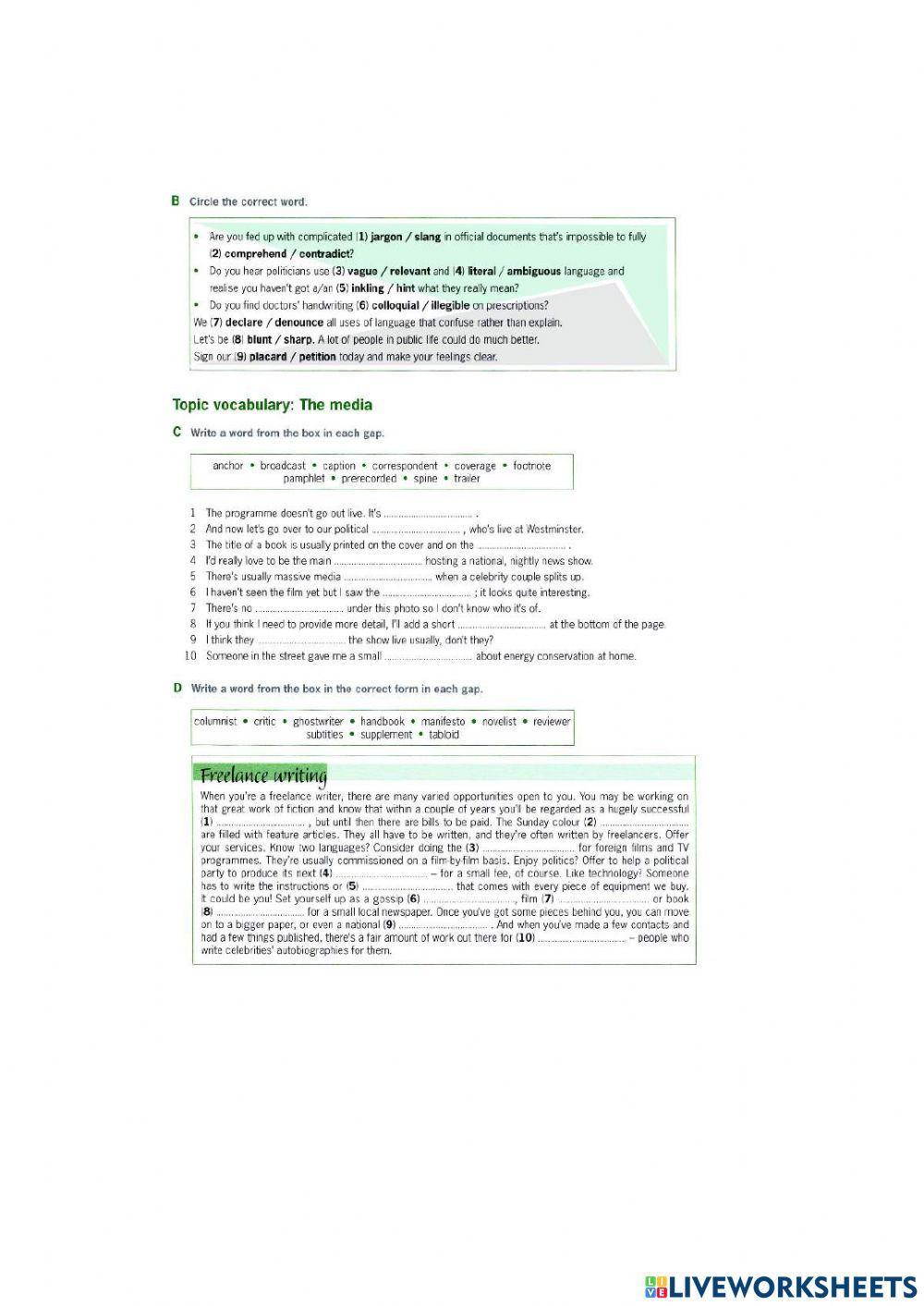 Destination C1 Communication and Media