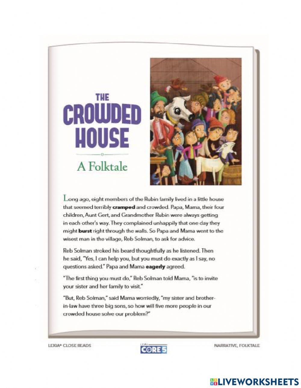 The crowded house folktale