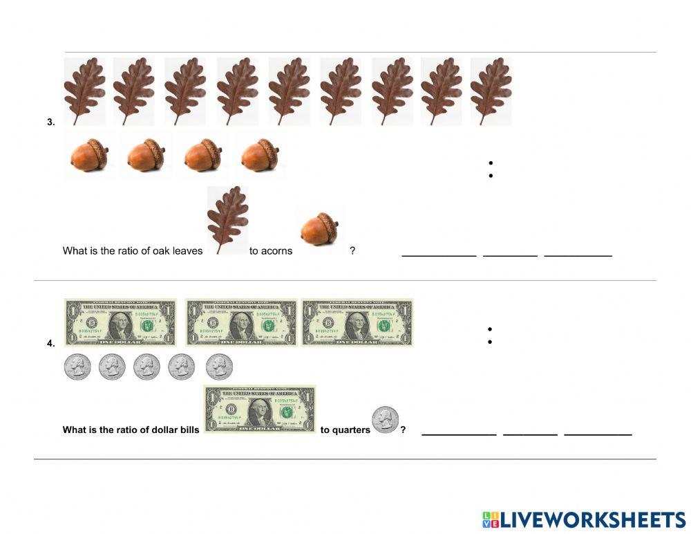 Math Ratios Free Interactive Worksheets 712977