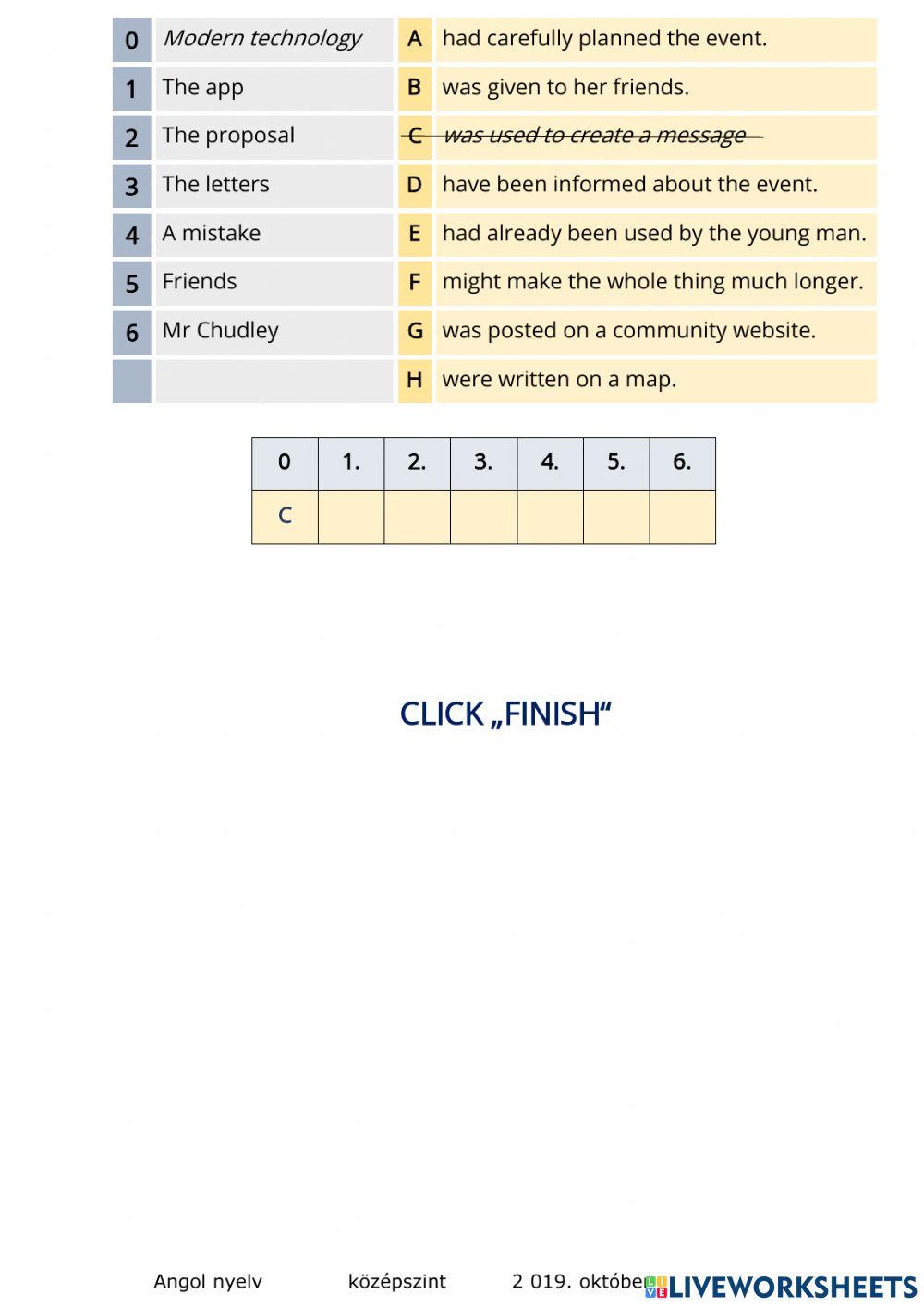Reading comprehension