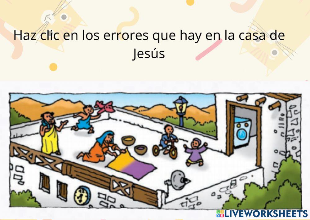 Errores en la casa de Jesús