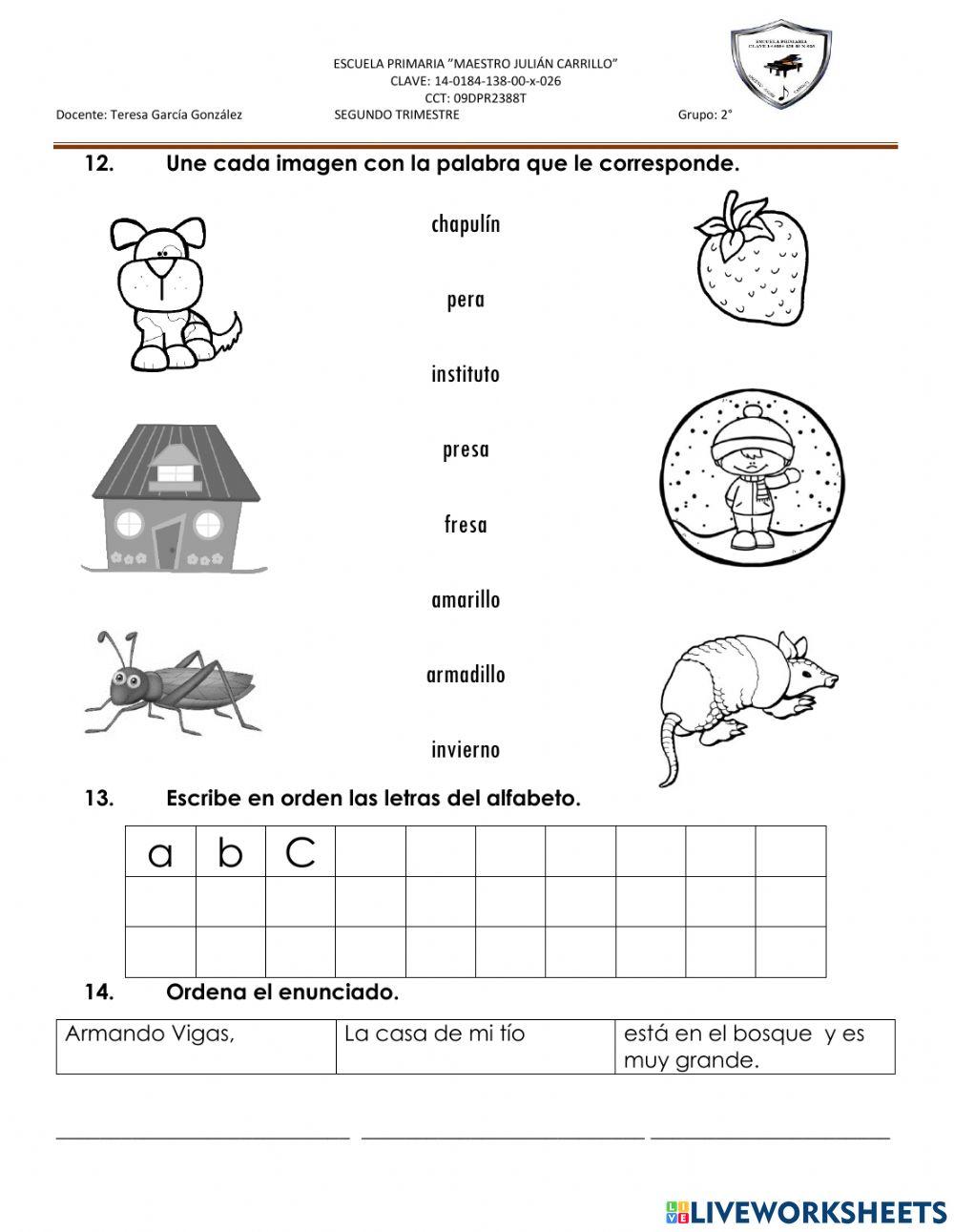 Lengua materna 2 trimestre