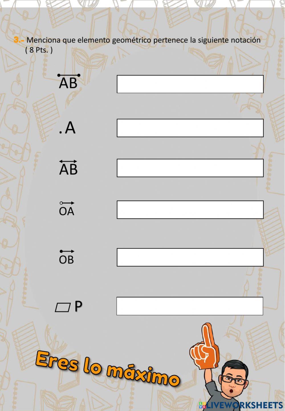 Reconocimiento de elementos geométricos