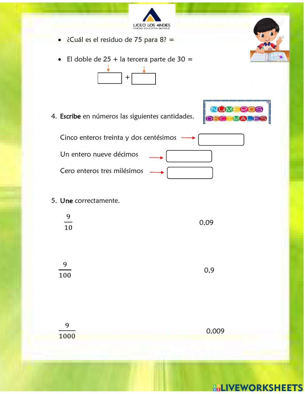 Sumativa de Aritmética IIP IIQ