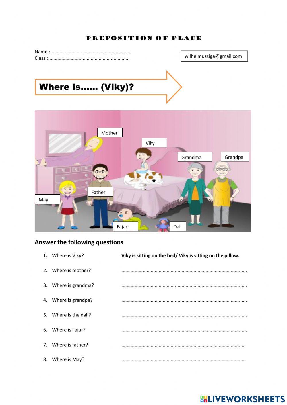Preposition of Place