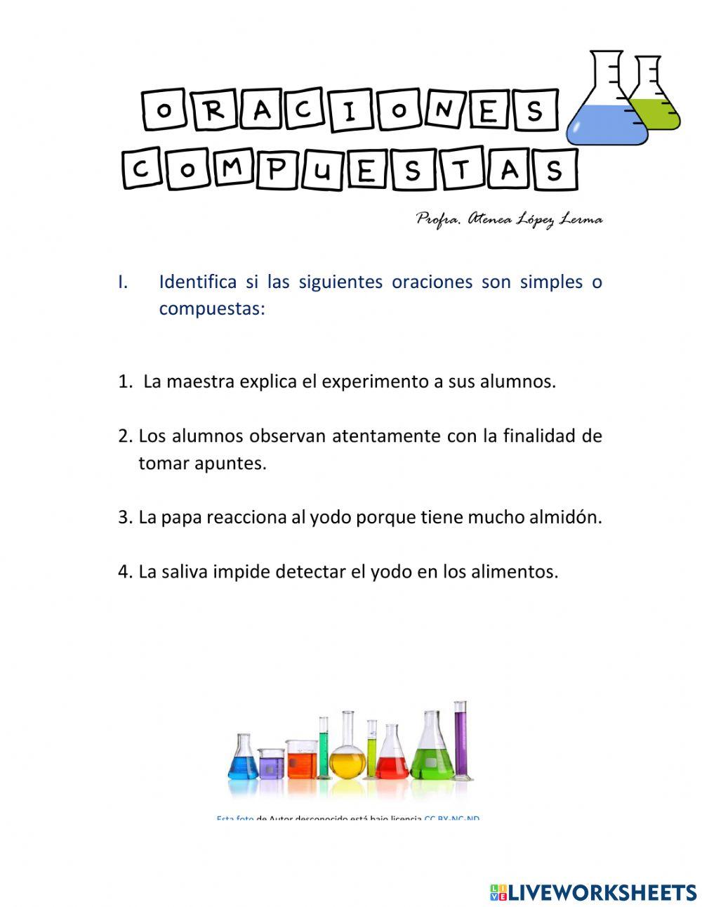 Oraciones compuestas