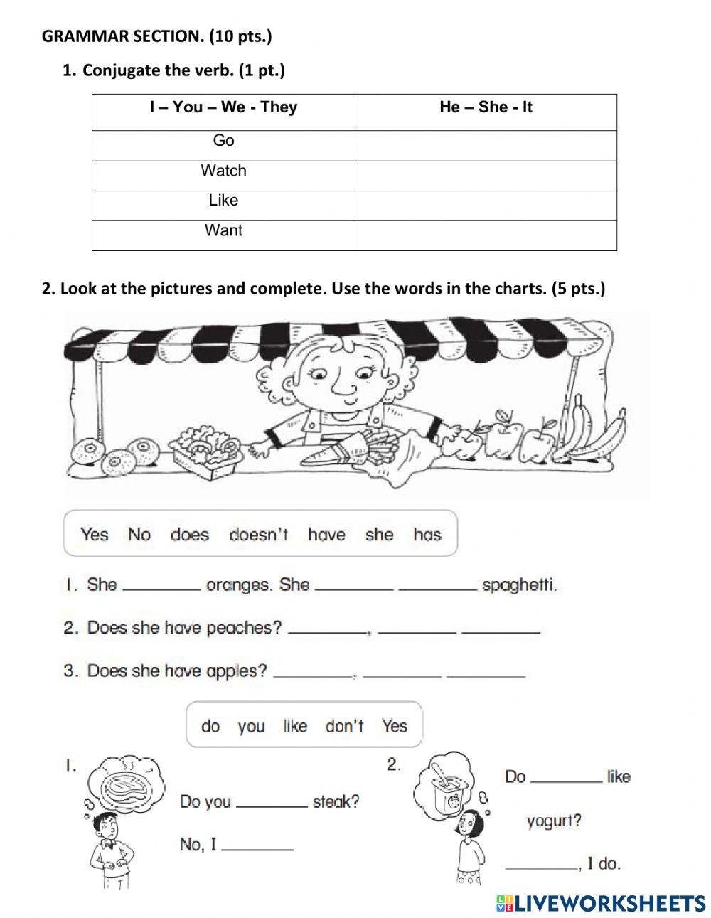 Exam 3rd grade