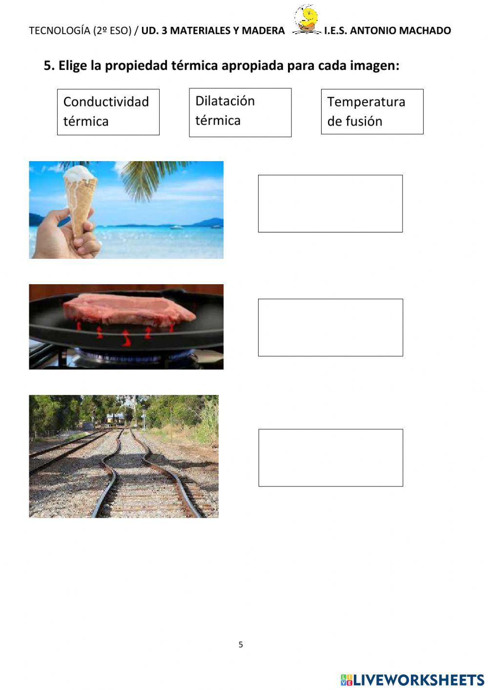 03.01 Clasificación de los materiales: propiedades (Tecnología, 2º ESO)