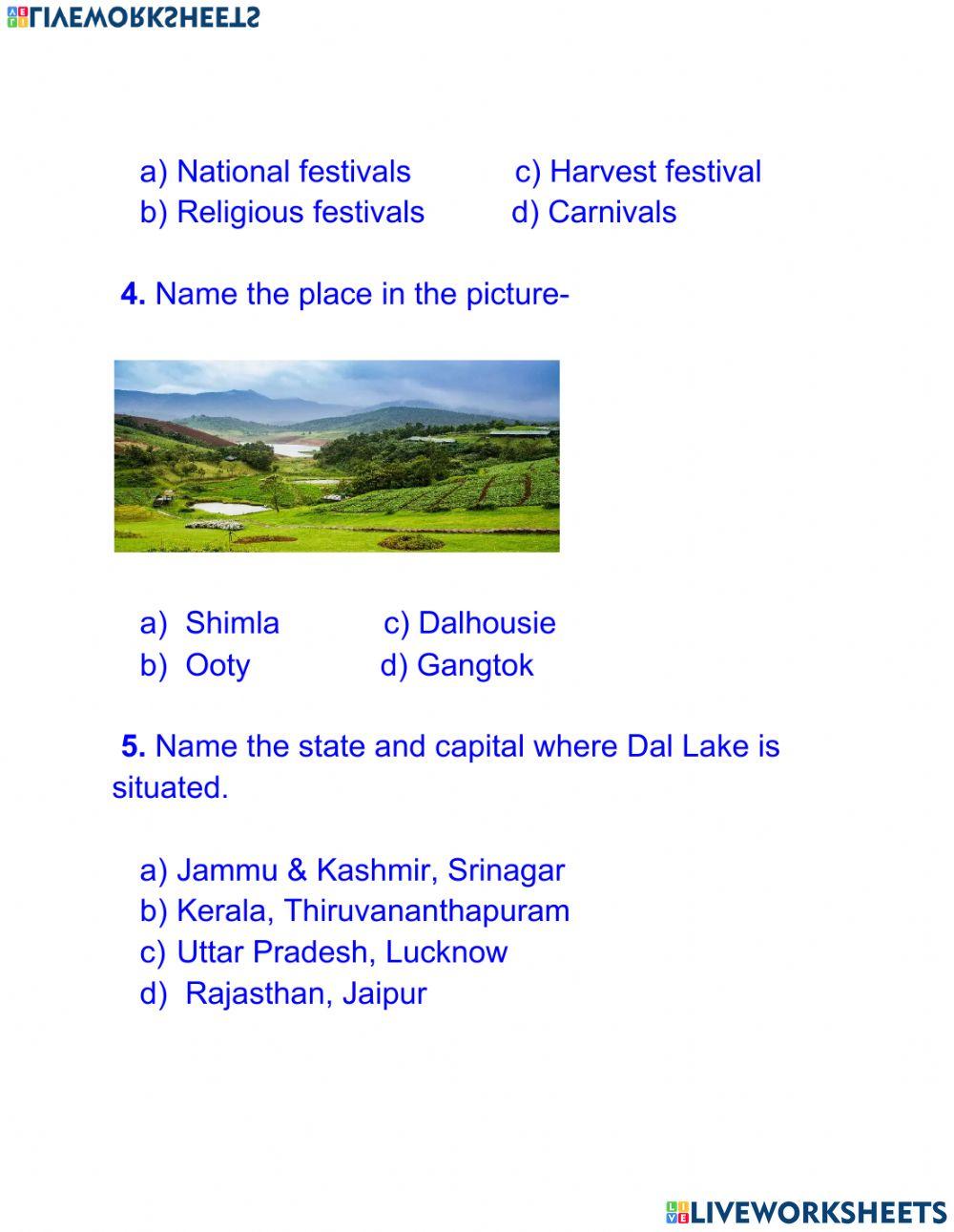 General Knowledge interactive activity | Live Worksheets