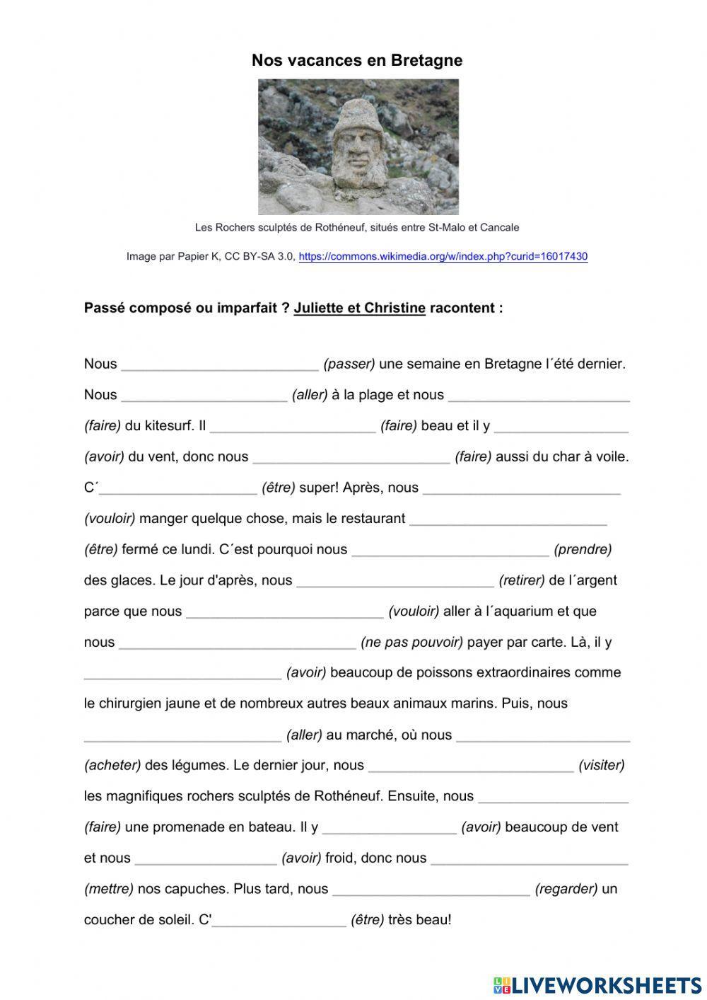 Nos vacances en Bretagne