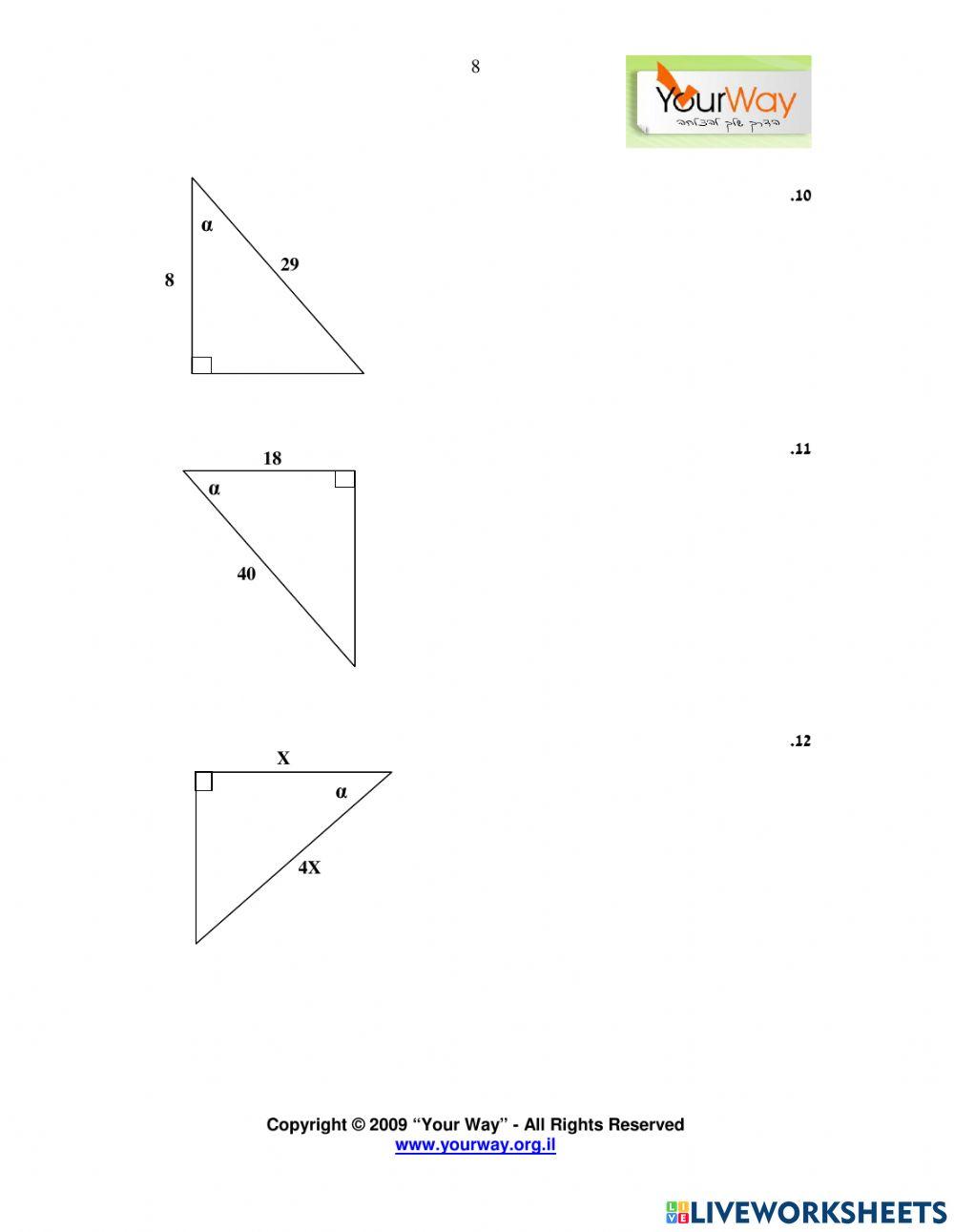 טריגונומטריה בסיס