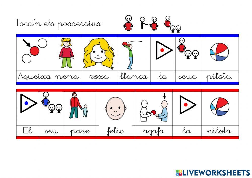 Identificar els determinants demostratius i possessius.