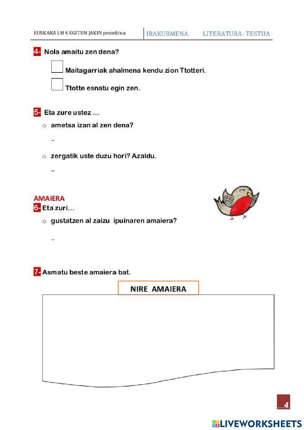 Ttotte irakurketa Ttotte irakurketa