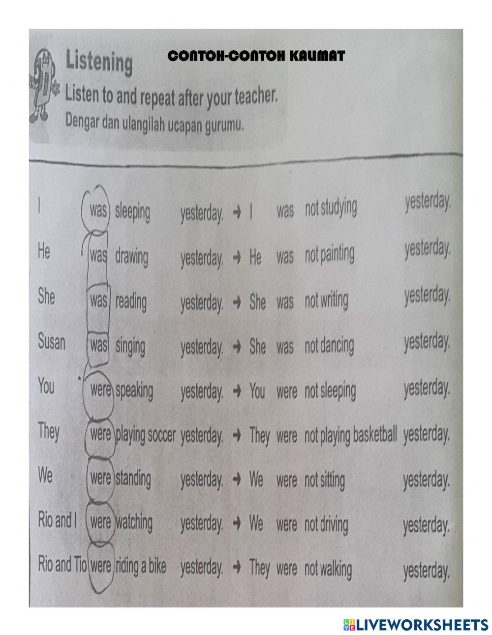 Past Continous part 1 KD6 Kelas 6 (11-02-2021)